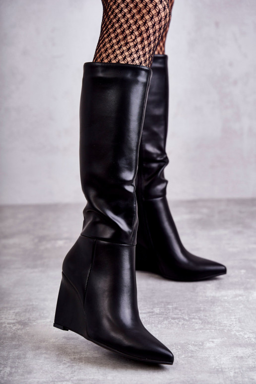 Botas plataforma Arlene negras