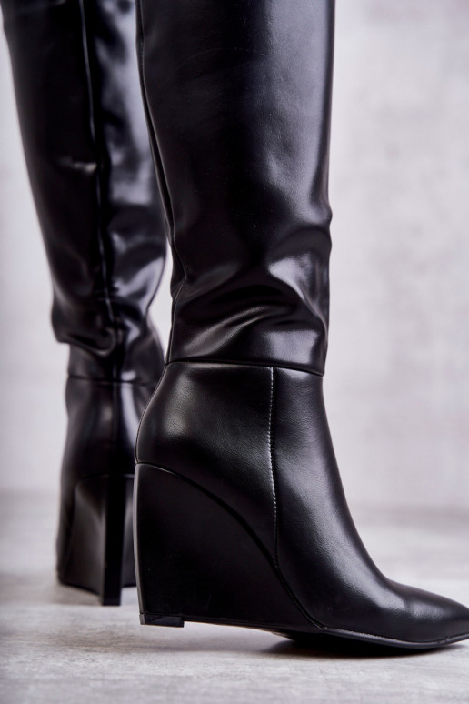 Botas plataforma Arlene negras