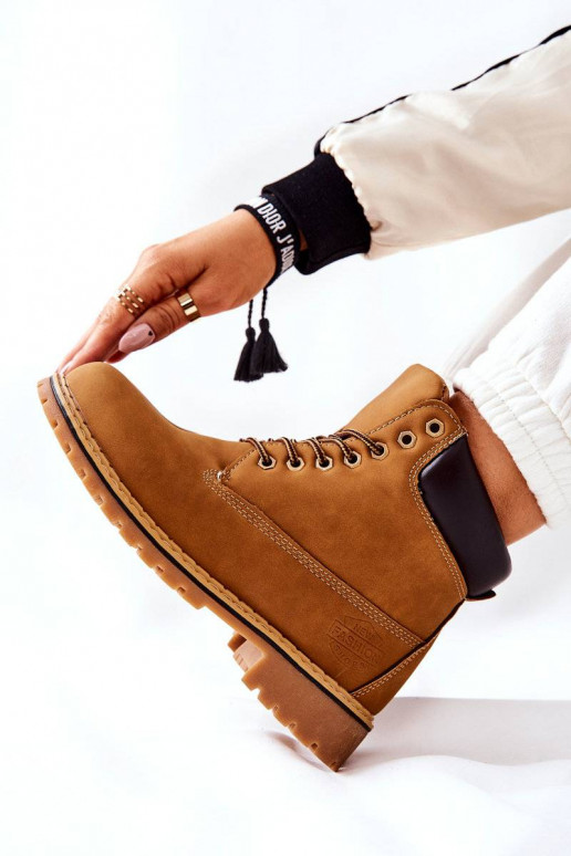 Los zapatos se calientan beige Crush