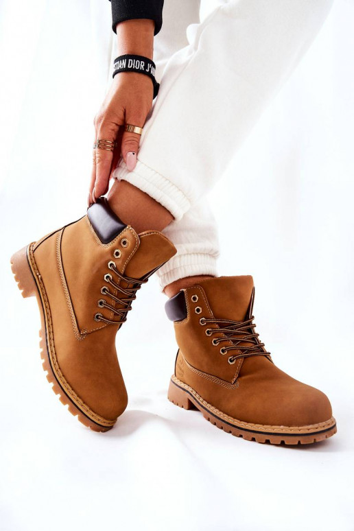 Los zapatos se calientan beige Crush