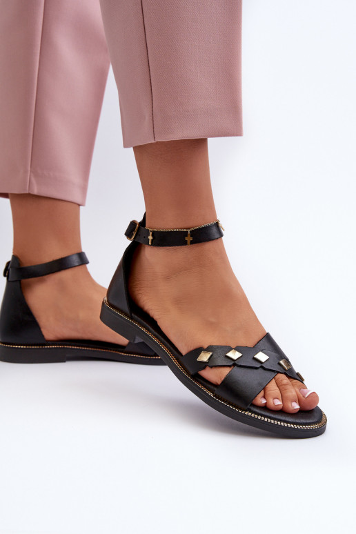 Sandalias de mujer en color negro Zazoo