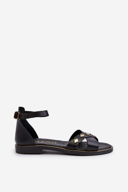Sandalias de mujer en color negro Zazoo