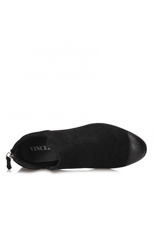 Botines Chelsea de ante negros Vinceza