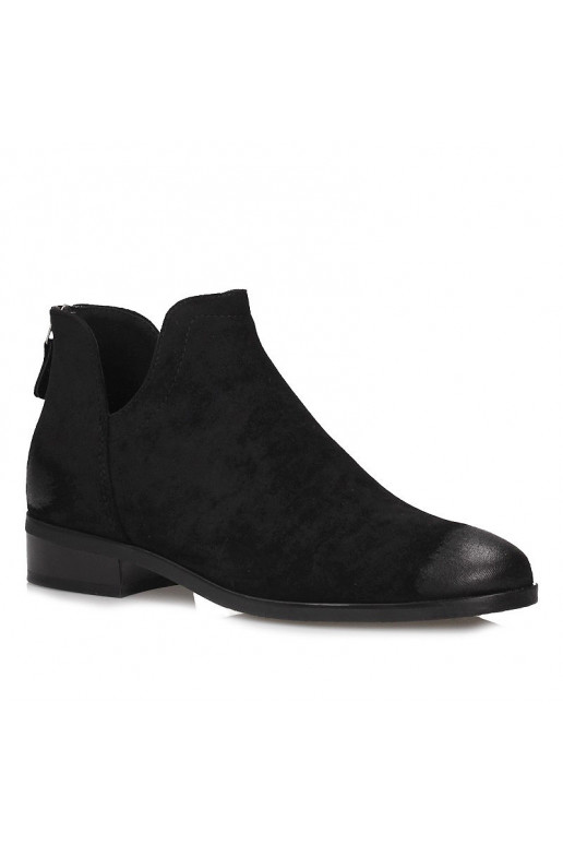 Botines Chelsea de ante negros Vinceza