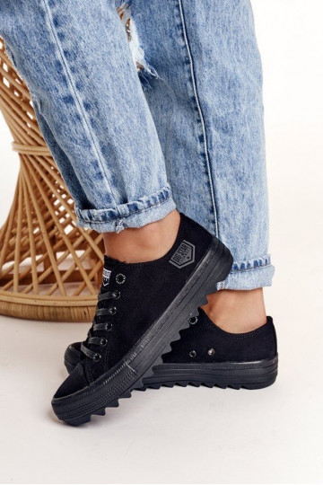 Zapatos de mujer con suela ancha BIG STAR color negro