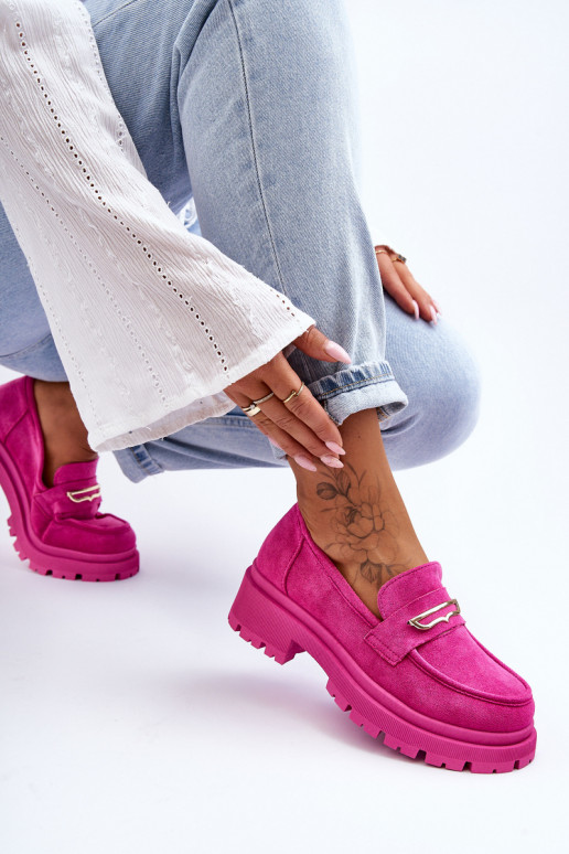 Mocasines de mujer en color rosa Pure Love