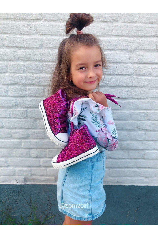 Zapatos casual para niños con brillo Ally