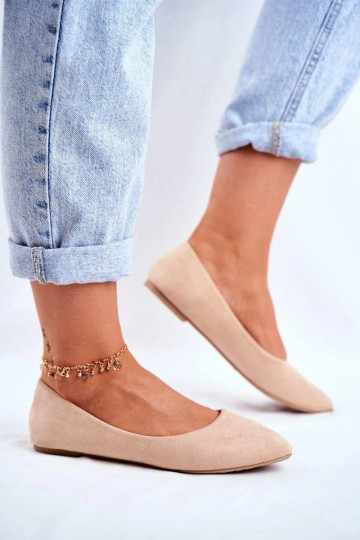 Zapatos de ante beige 2