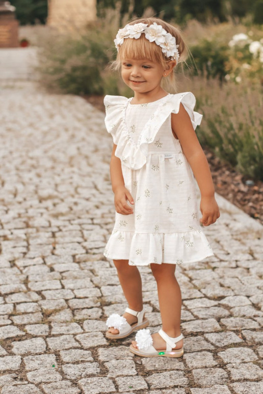 Sandalias para niños con flores en... Sandalias para niños con flores en...