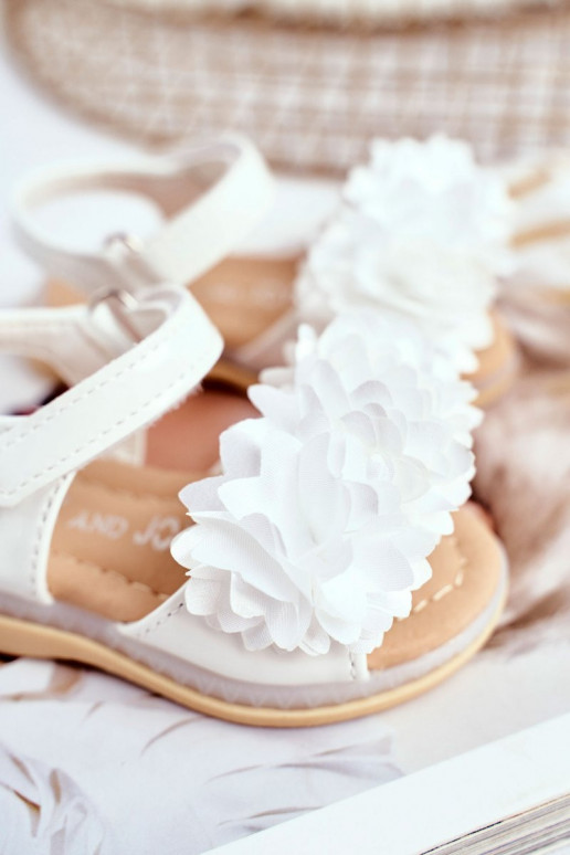 Sandalias para niños con flores en... Sandalias para niños con flores en...