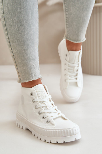 Zapatos de ocio con una bota Por culpa de Kubo Big Star OO274009 el color blanco