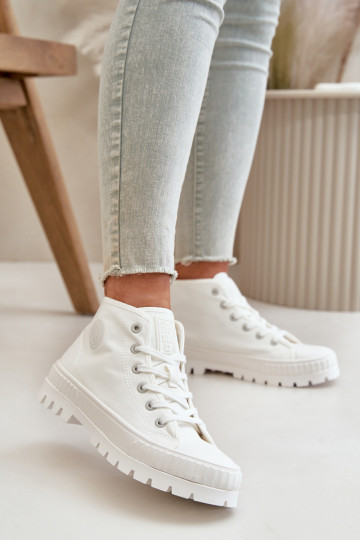 Zapatos de ocio con una bota Por culpa de Kubo Big Star OO274009 el color blanco 2