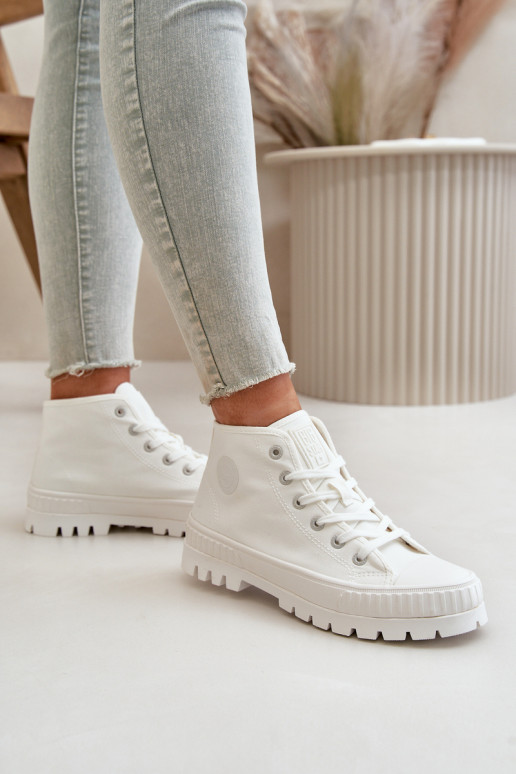 Zapatos de ocio con una bota Por culpa de Kubo Big Star OO274009 el color blanco