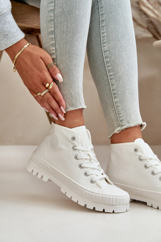 Zapatos de ocio con una bota Por culpa de Kubo Big Star OO274009 el color blanco