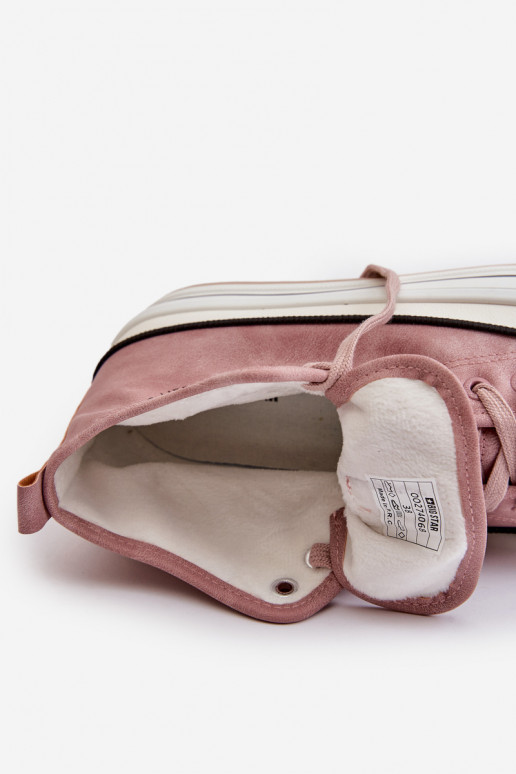 calentamiento Zapatos de ocio con una plataforma Eko Piel Big Star OO274068 color rosa