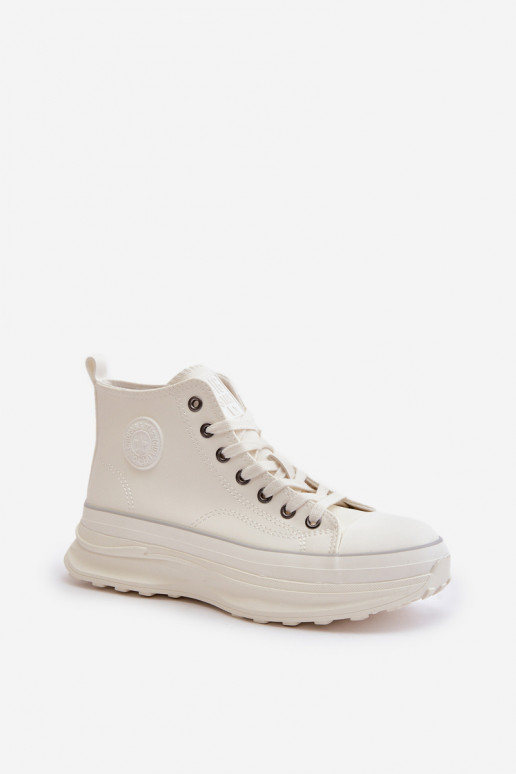 Zapatos de ocio con una plataforma Eko Piel Big Star OO274064 el color blanco