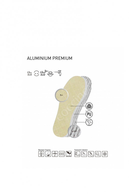 Plantillas cálidas Coccine Aluminio Premium