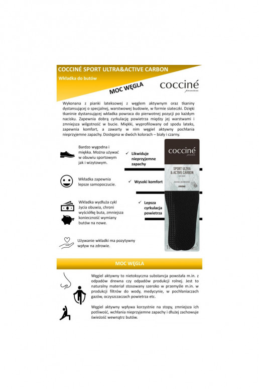 Plantillas Coccine con Carbón Activo Sport Ultra Con Carbón Activo