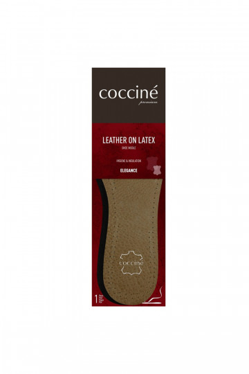 Plantillas de espuma de látex de cuero Coccine