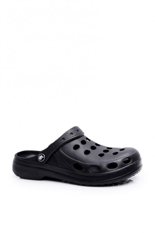 Pantuflas color negro EVA
