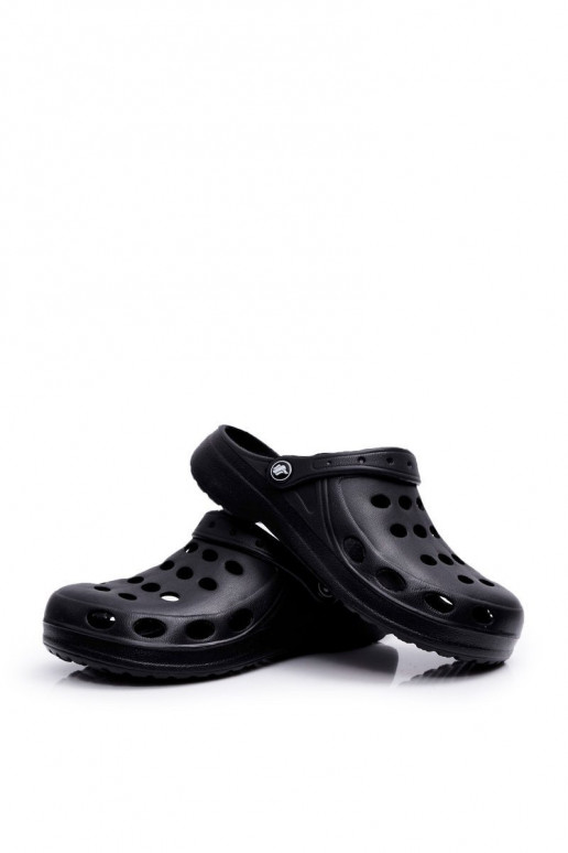 Pantuflas color negro EVA