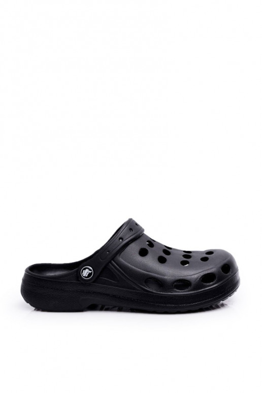 Pantuflas color negro EVA