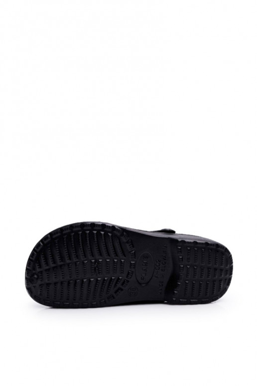 Pantuflas color negro EVA