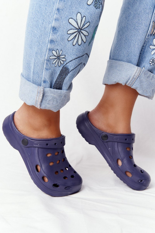 Zapatillas EVA azul oscuro