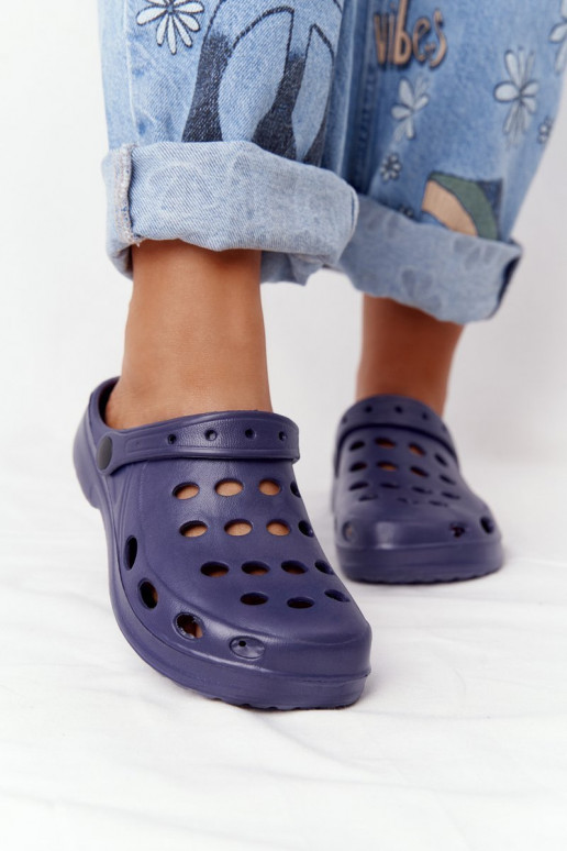 Zapatillas EVA azul oscuro