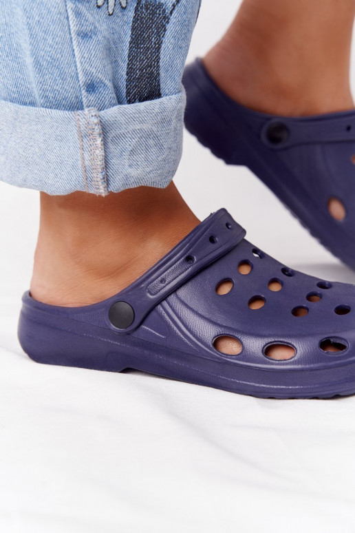 Zapatillas EVA azul oscuro