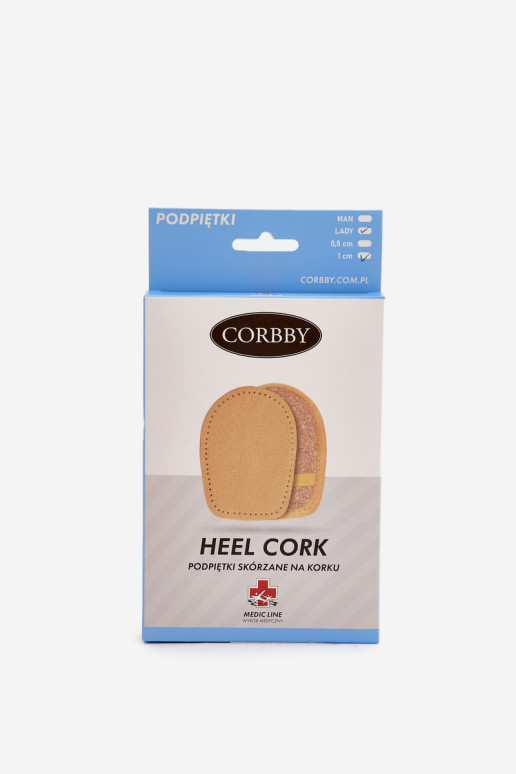 CORBBY Taloneras de corcho de piel