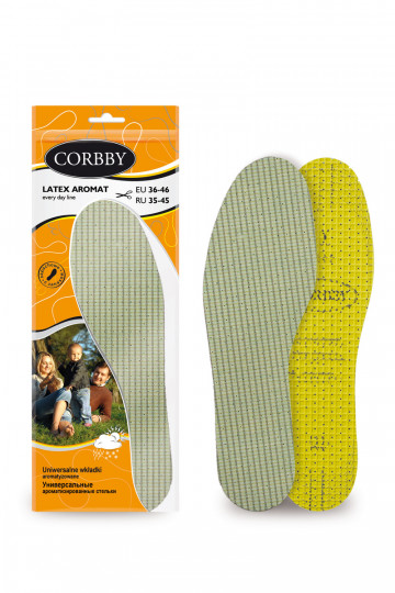 Corbby LATEX AROMAT liners aromatizados durante todo el año