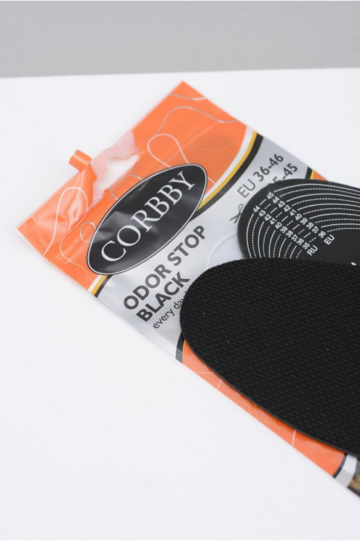 Plantillas antitranspirantes Corbby ODOR STOP con carbón activo