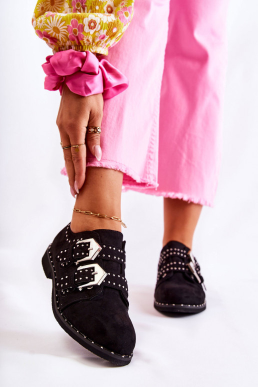 zapatos con hebillas Lu Boo negro zapatos con hebillas Lu Boo negro