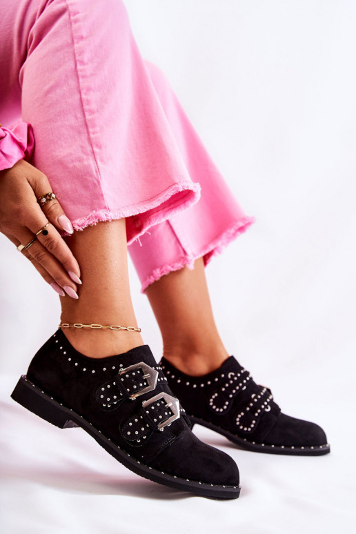 zapatos con hebillas Lu Boo negro zapatos con hebillas Lu Boo negro