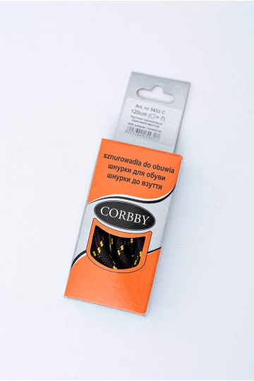 CORBBY Cordones trekking marrón amarillo