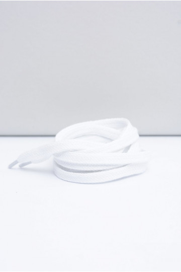 Cordones Planos Corbby Blanco