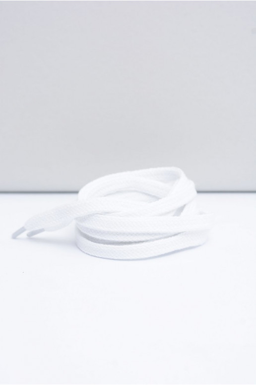 Cordones Planos Corbby Blanco