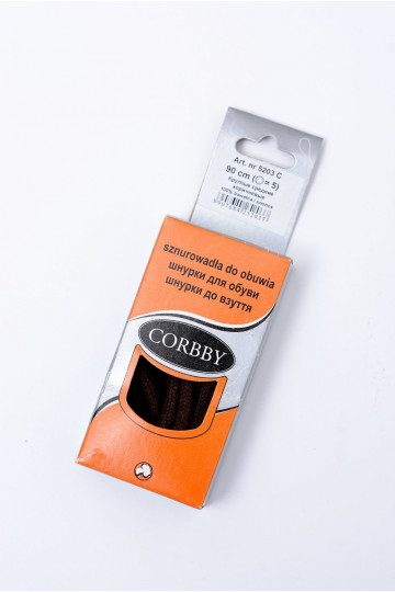 Cordones Redondos Corbby Marrón 2