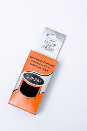 Cordones Redondos Corbby Negro 2