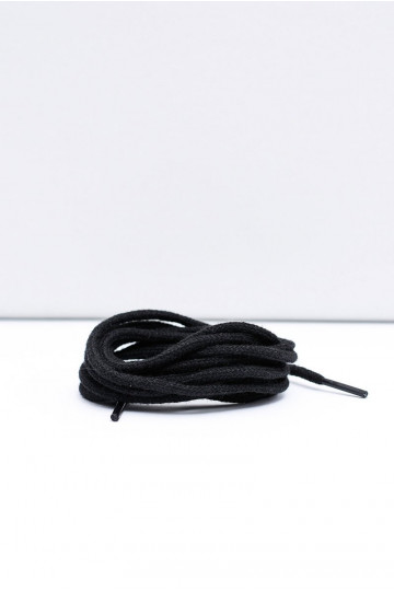 Cordones Redondos Finos Corbby Negro