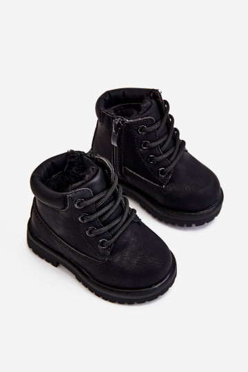 Botas negras calentitas para niños Boots Dexter 2