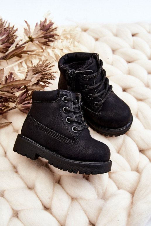 Botas negras calentitas para niños Boots Dexter