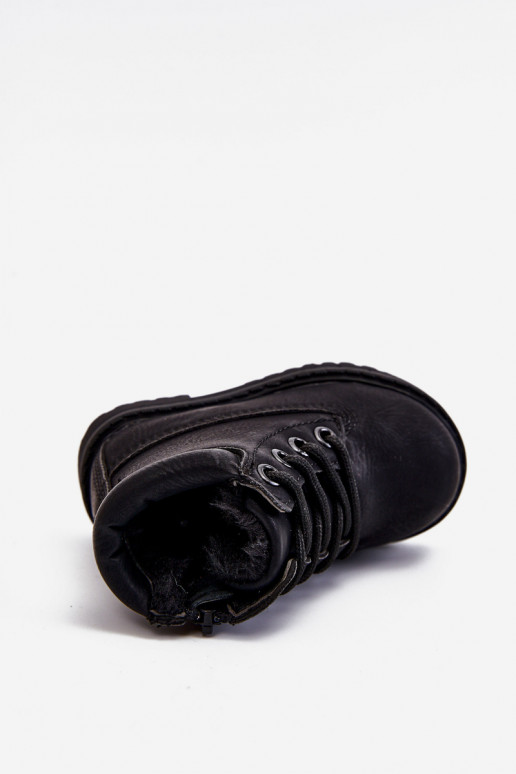 Botas negras calentitas para niños Boots Dexter Botas negras calentitas para niños Boots Dexter