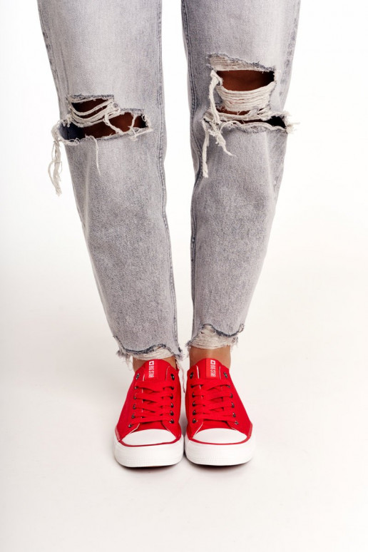 Zapato plano modelo clásico Big Star DD274339 color rojo Zapato plano modelo clásico Big Star DD274339 color rojo