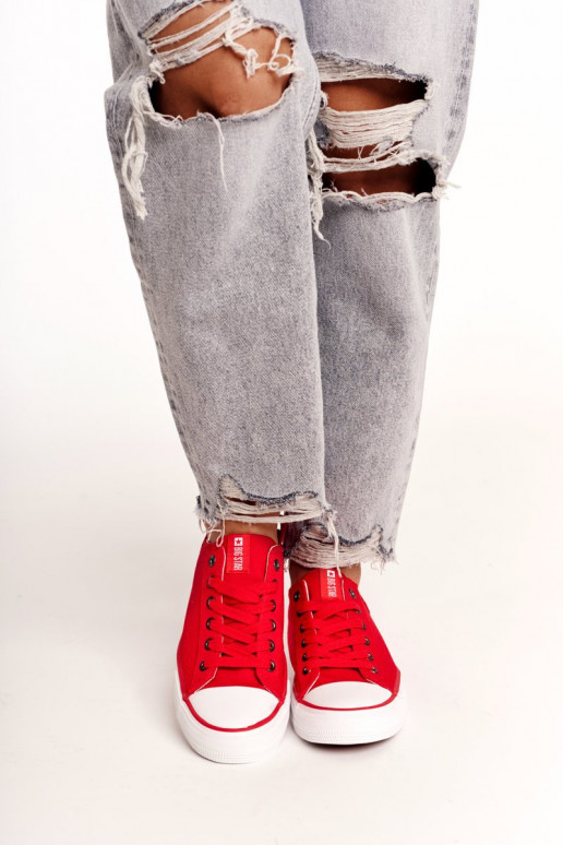 Zapato plano modelo clásico Big Star DD274339 color rojo Zapato plano modelo clásico Big Star DD274339 color rojo