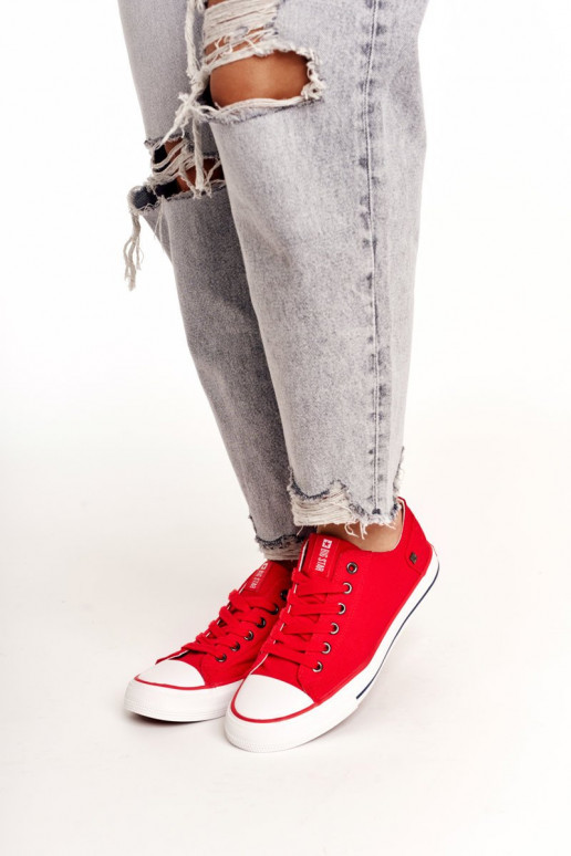 Zapato plano modelo clásico Big Star DD274339 color rojo