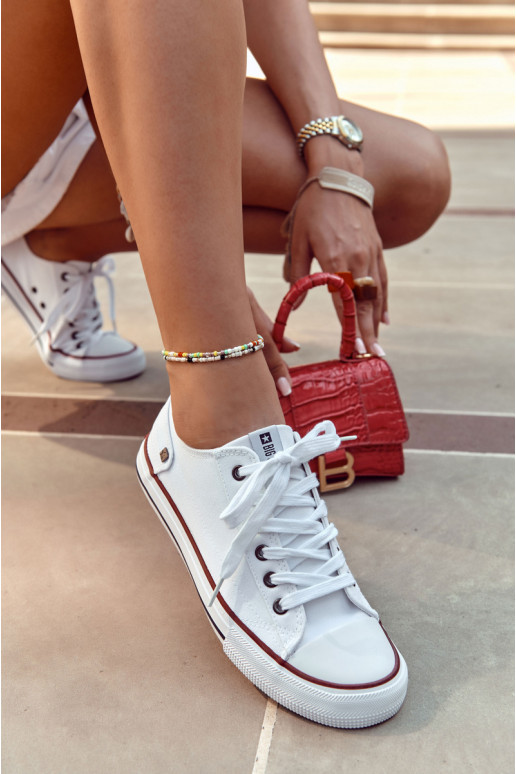 Zapato plano modelo clásico Big Star DD274336 color blanco