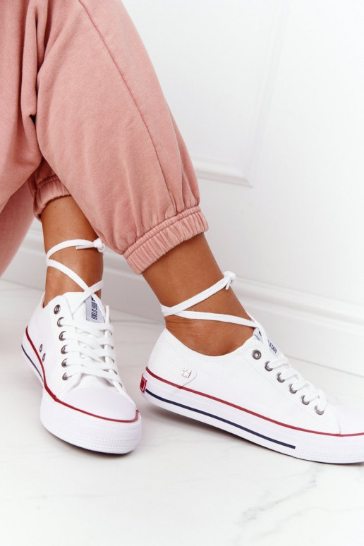 Zapato plano modelo clásico Big Star DD274336 color blanco