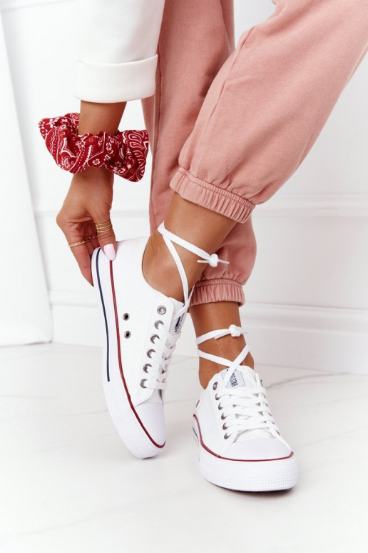 Zapato plano modelo clásico Big Star DD274336 color blanco